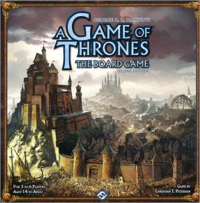<i>A Game of Thrones- <br />The Board Game</i>, <br />Second Edition, <br />Fantasy Flight Games <br />2011 (US),
