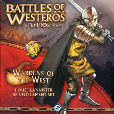 <i>Battles of Westeros - Wardens of the of the West House Lannister</i> Reinforcement Set, <br />Fantasy Flight Games 2010,
