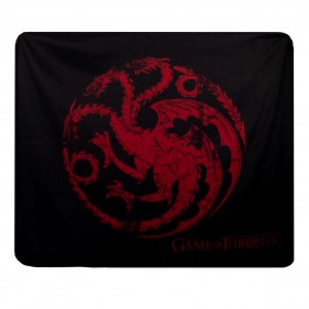 Game of Thrones Distressed House Targaryen Fleece Blanket