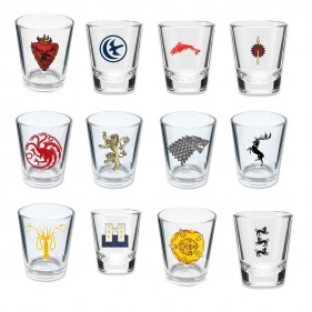 Game of Thrones House Sigil Shot Glasses [Set of 12]