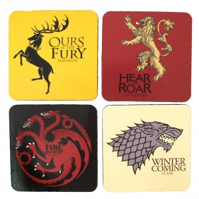 Game of Thrones House Sigil Coaster Set
