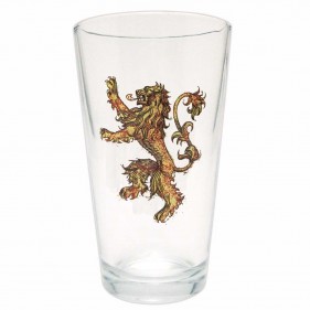 Game of Thrones Distressed House Lannister Pint Glass