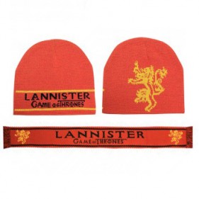 Game of Thrones Lannister Beanie + Scarf Set