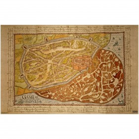 Game of Thrones King’s Landing Map Poster [11×17]
